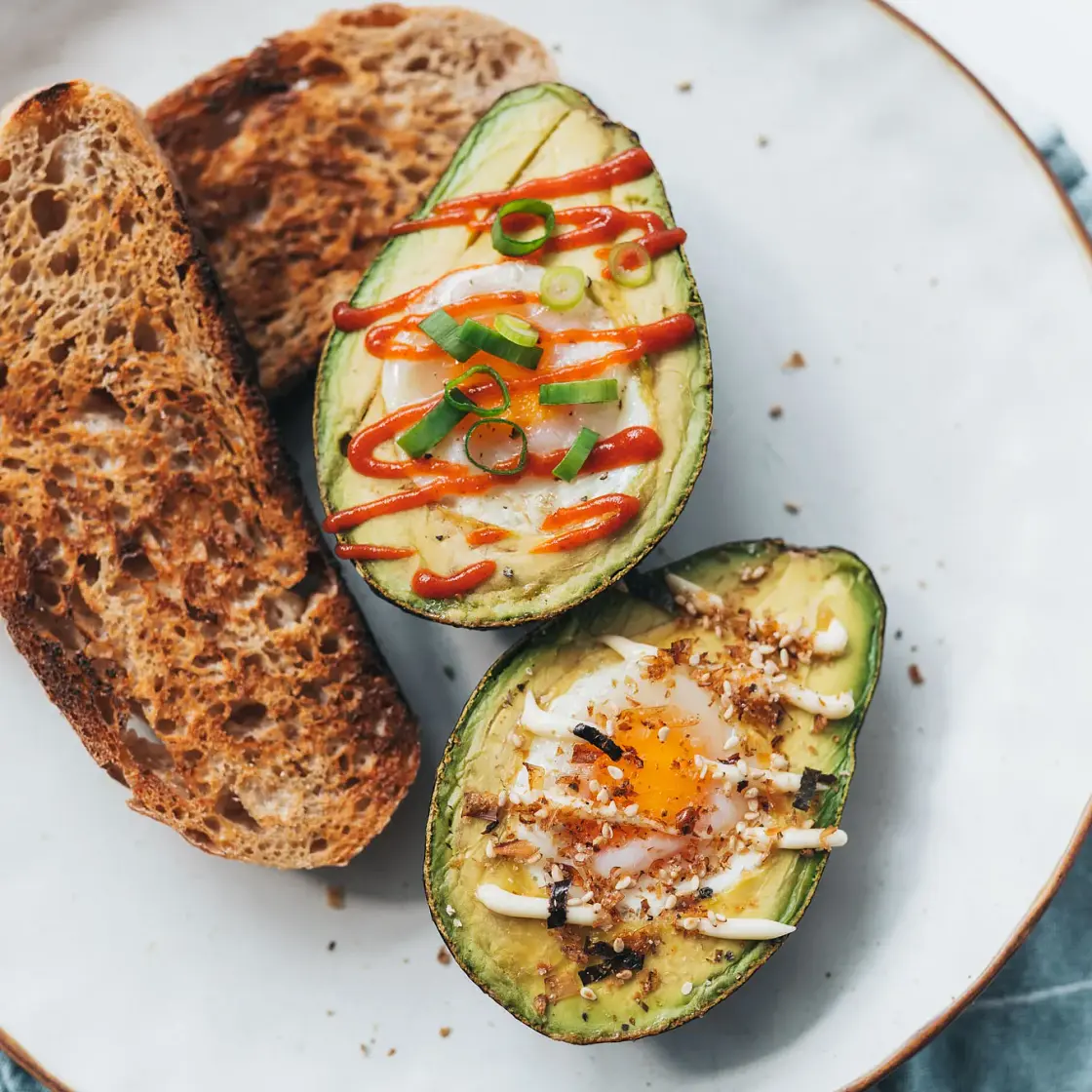 Baked Avocado Eggs