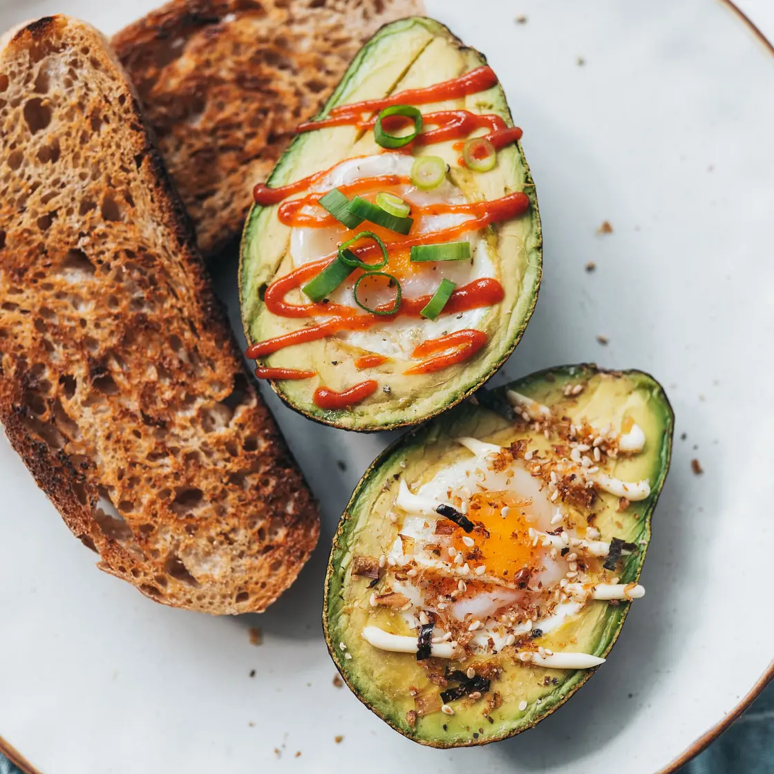 Baked Avocado Eggs