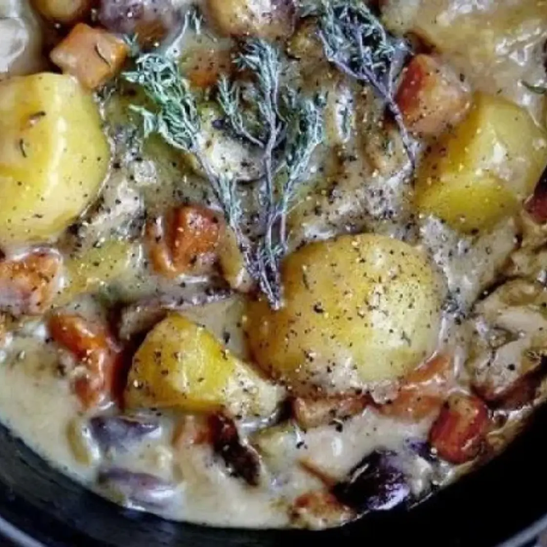 Ragoût vegan au cidre