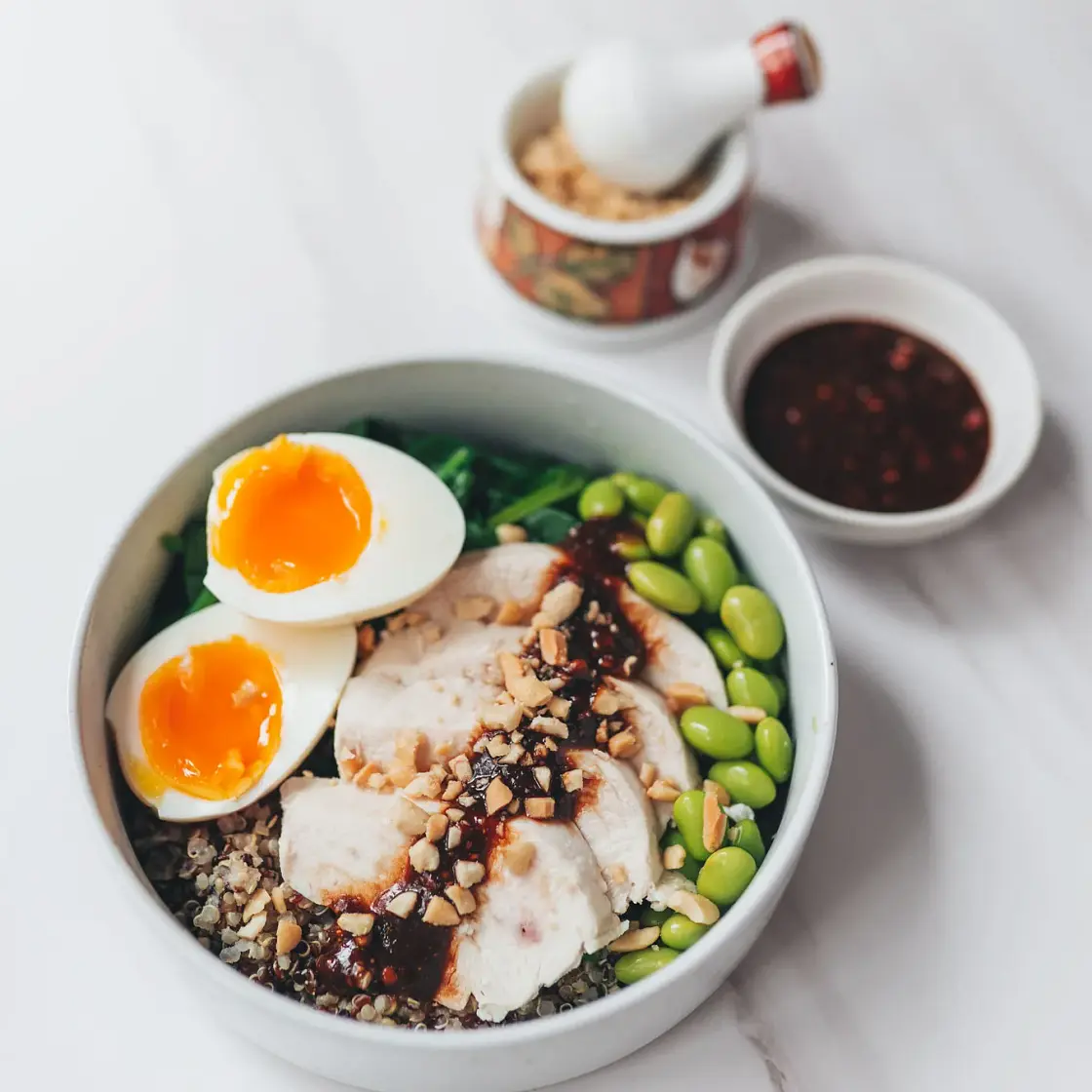 Satay Chicken Quinoa Bowl