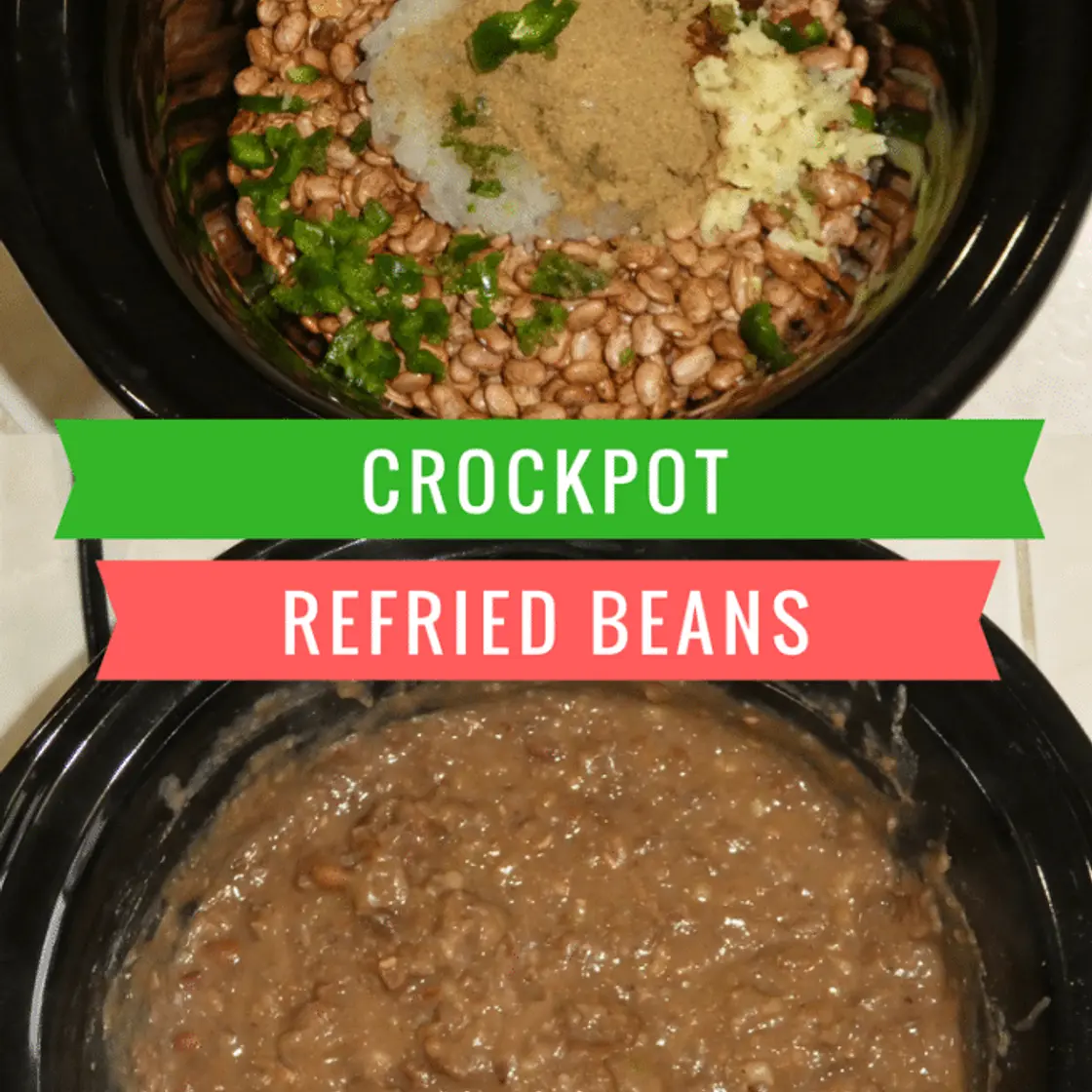 Crockpot Refried Beans