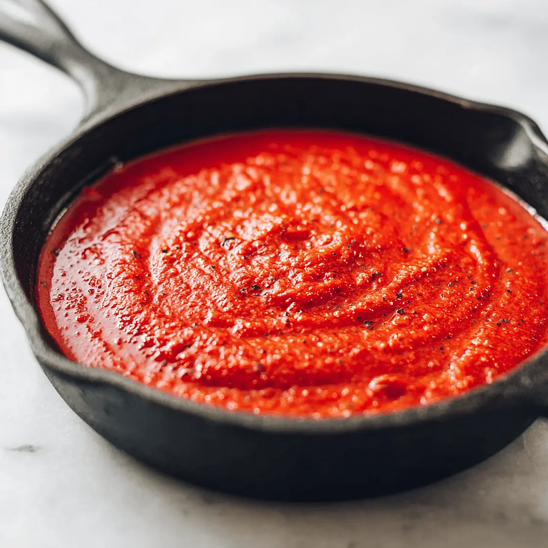 Geröstete Peperoni Sauce
