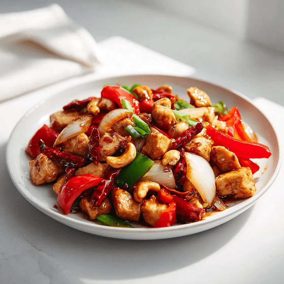 Chicken with Cashew Nuts