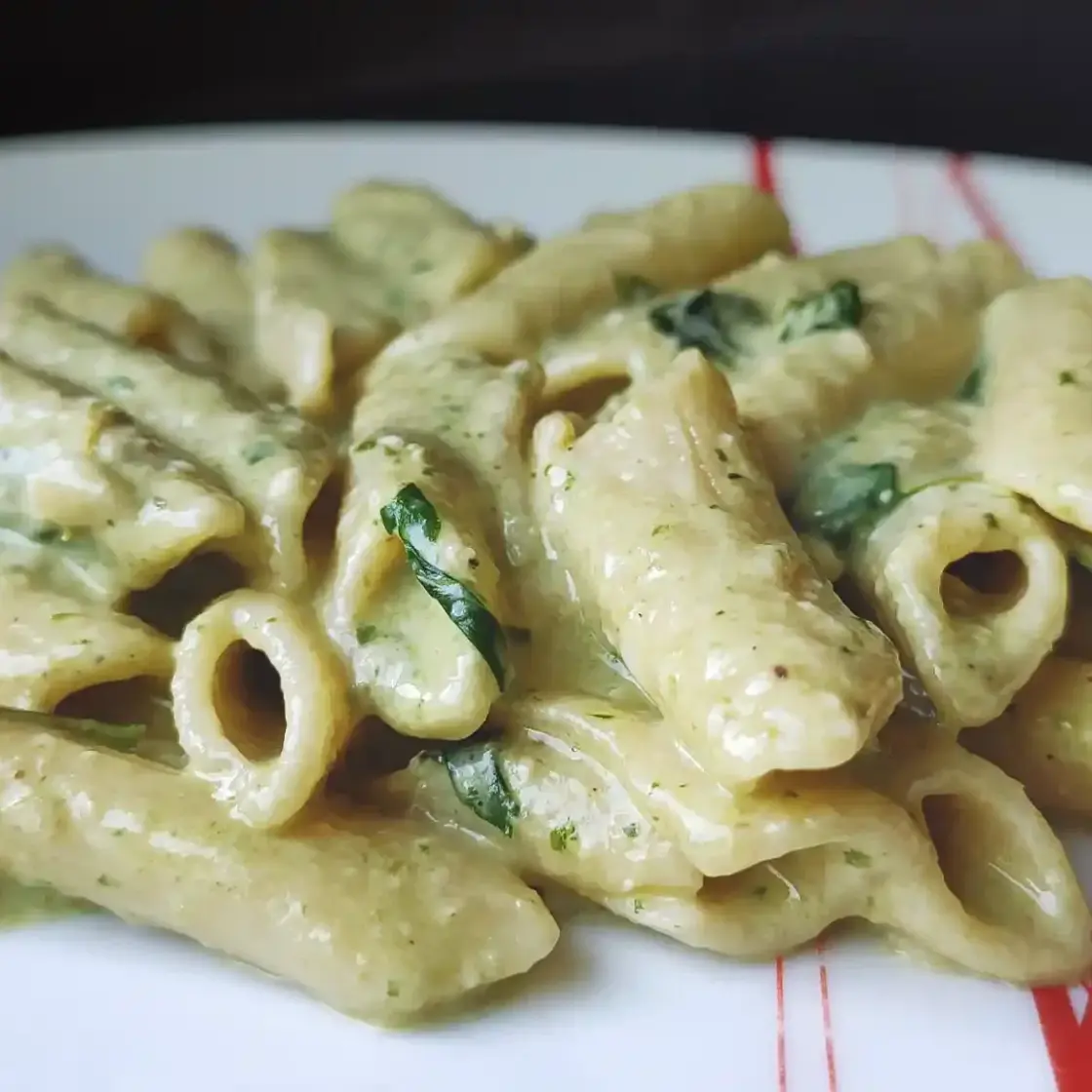 15 min. Pasta With Wild Garlic Pesto