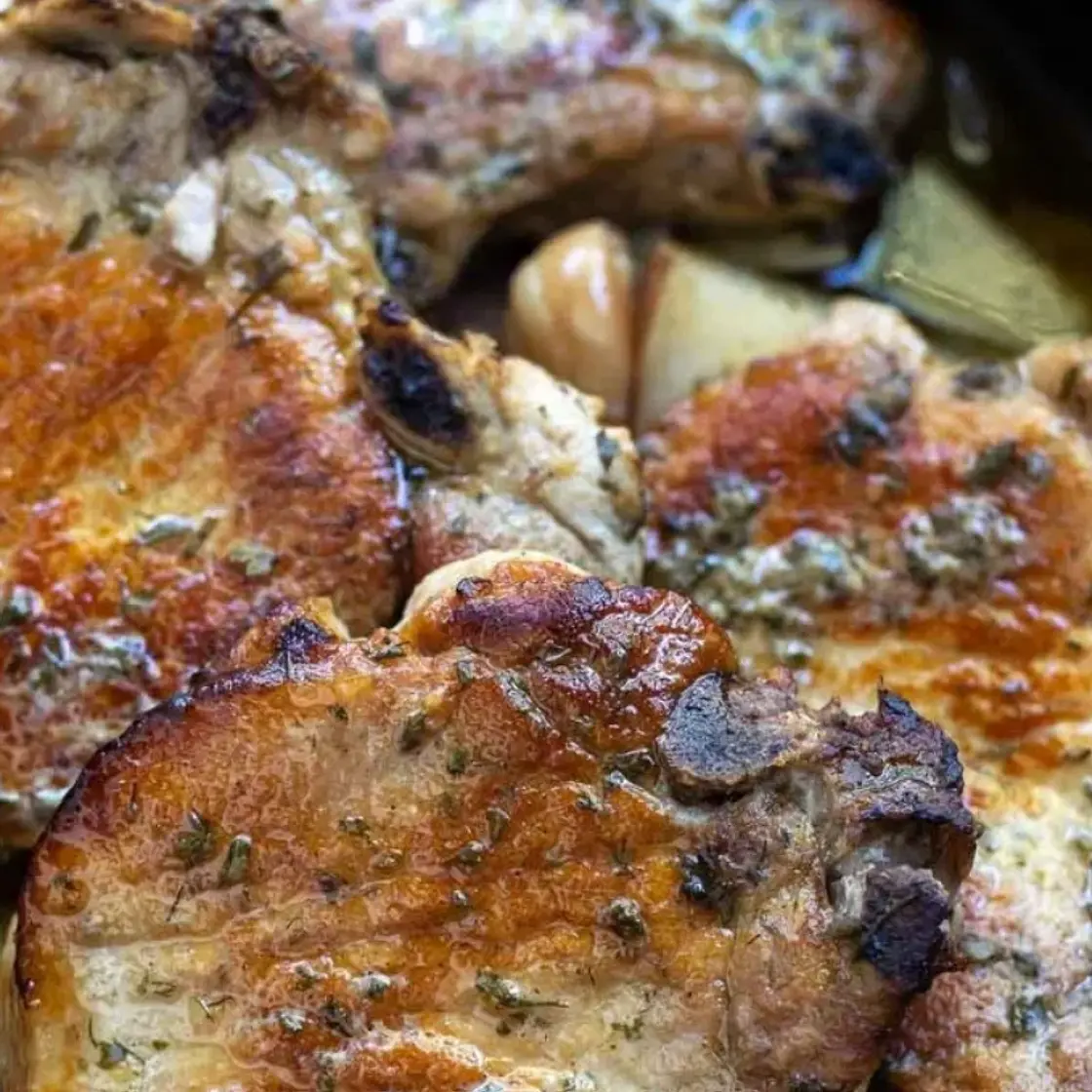 Crockpot Ranch Pork Chops and Potatoes