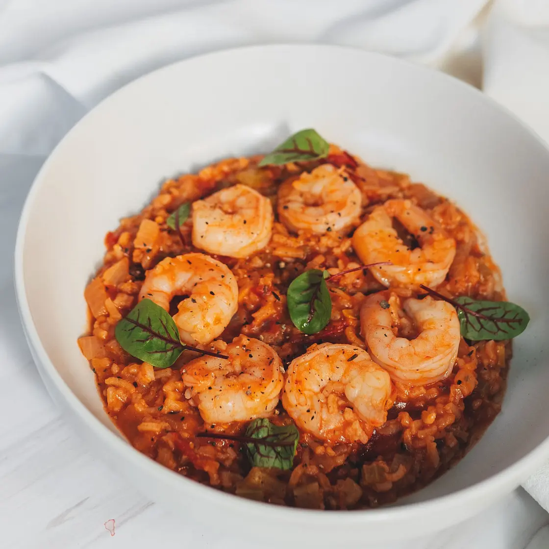 One Pot Shrimp Jambalaya