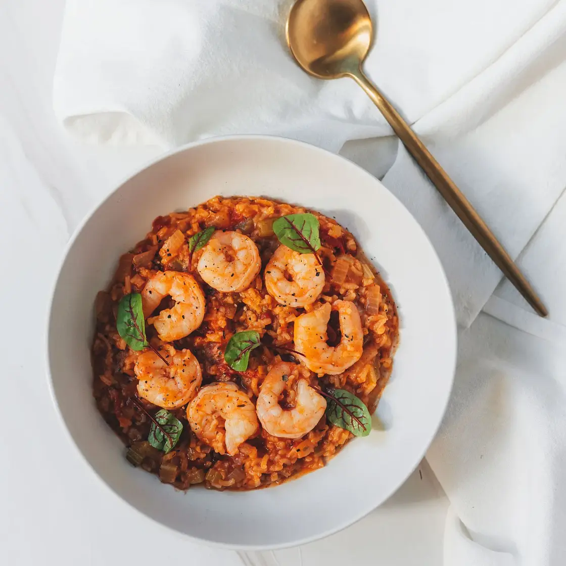 One Pot Shrimp Jambalaya