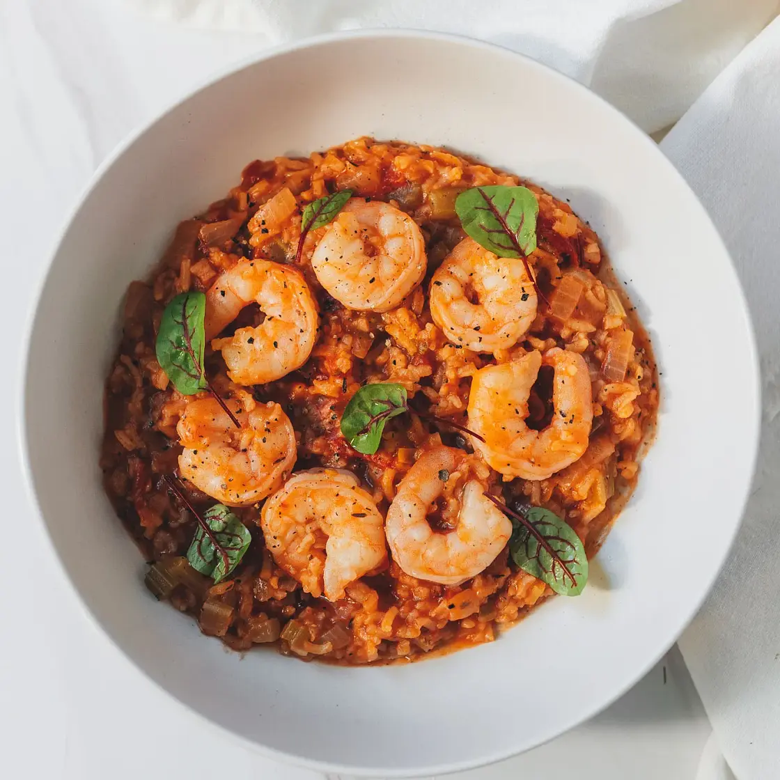 One Pot Shrimp Jambalaya