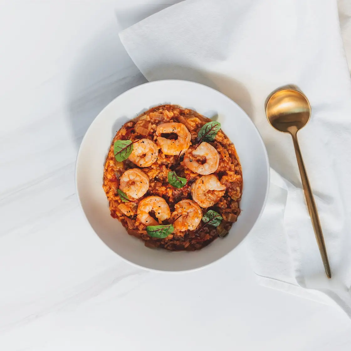 One Pot Shrimp Jambalaya