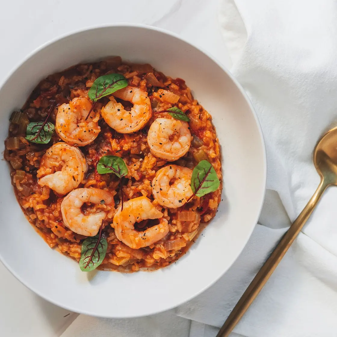 One Pot Shrimp Jambalaya