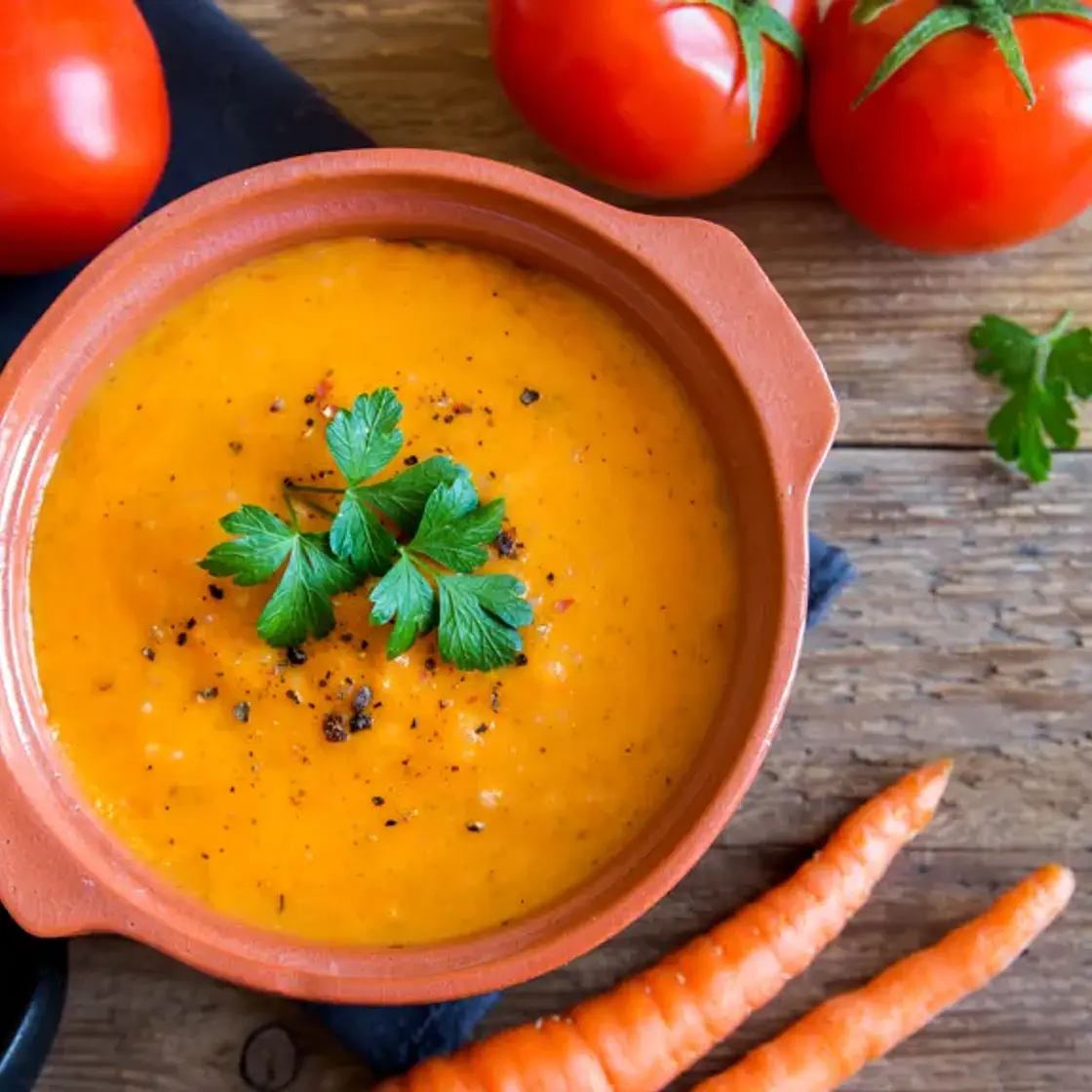 Velouté tomates carottes