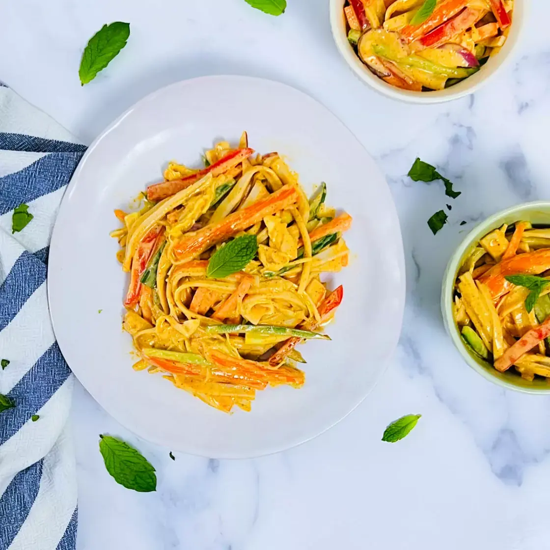 Spicy Crab Salad with Tandoori Mayo Dressing