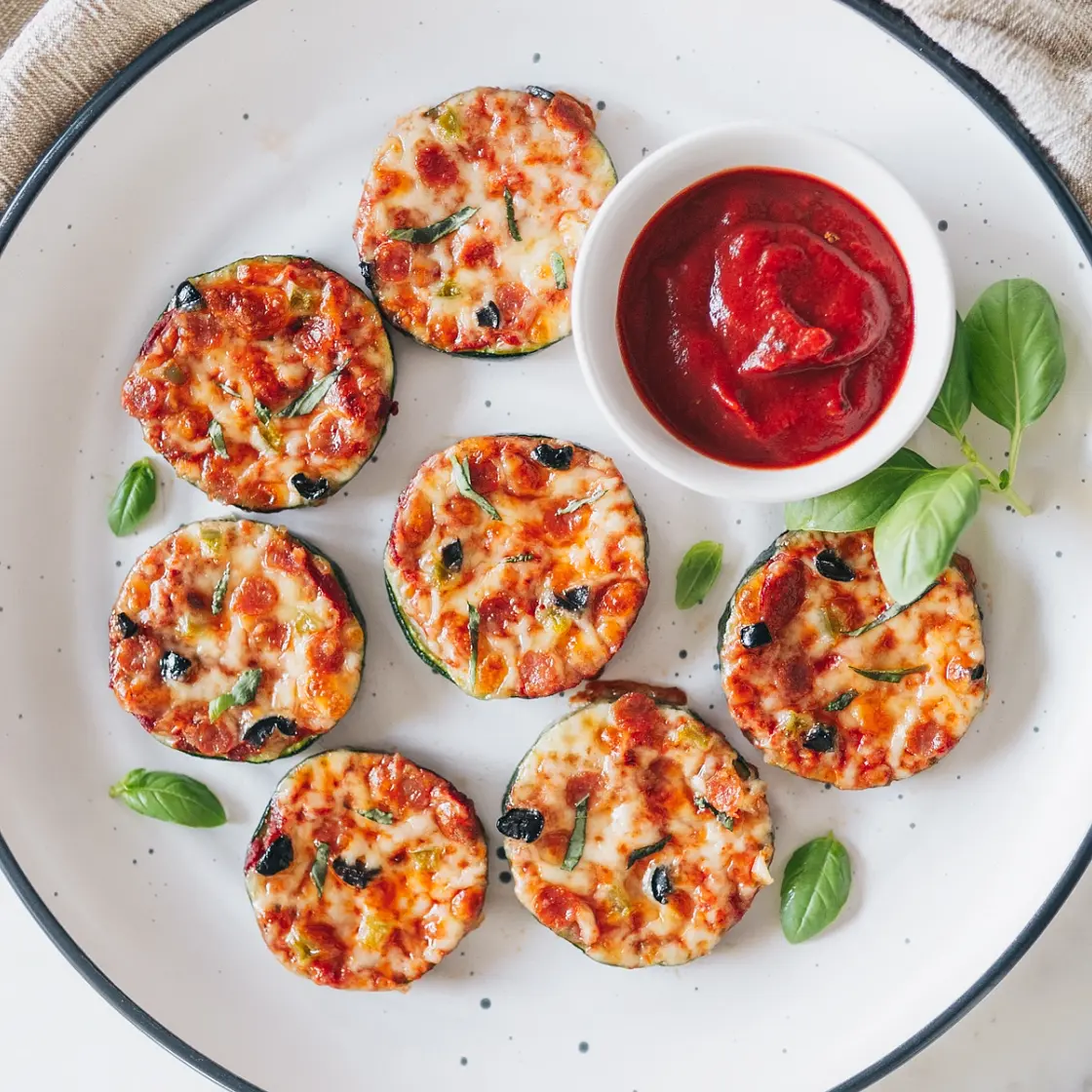 Pizza Zucchini Bites