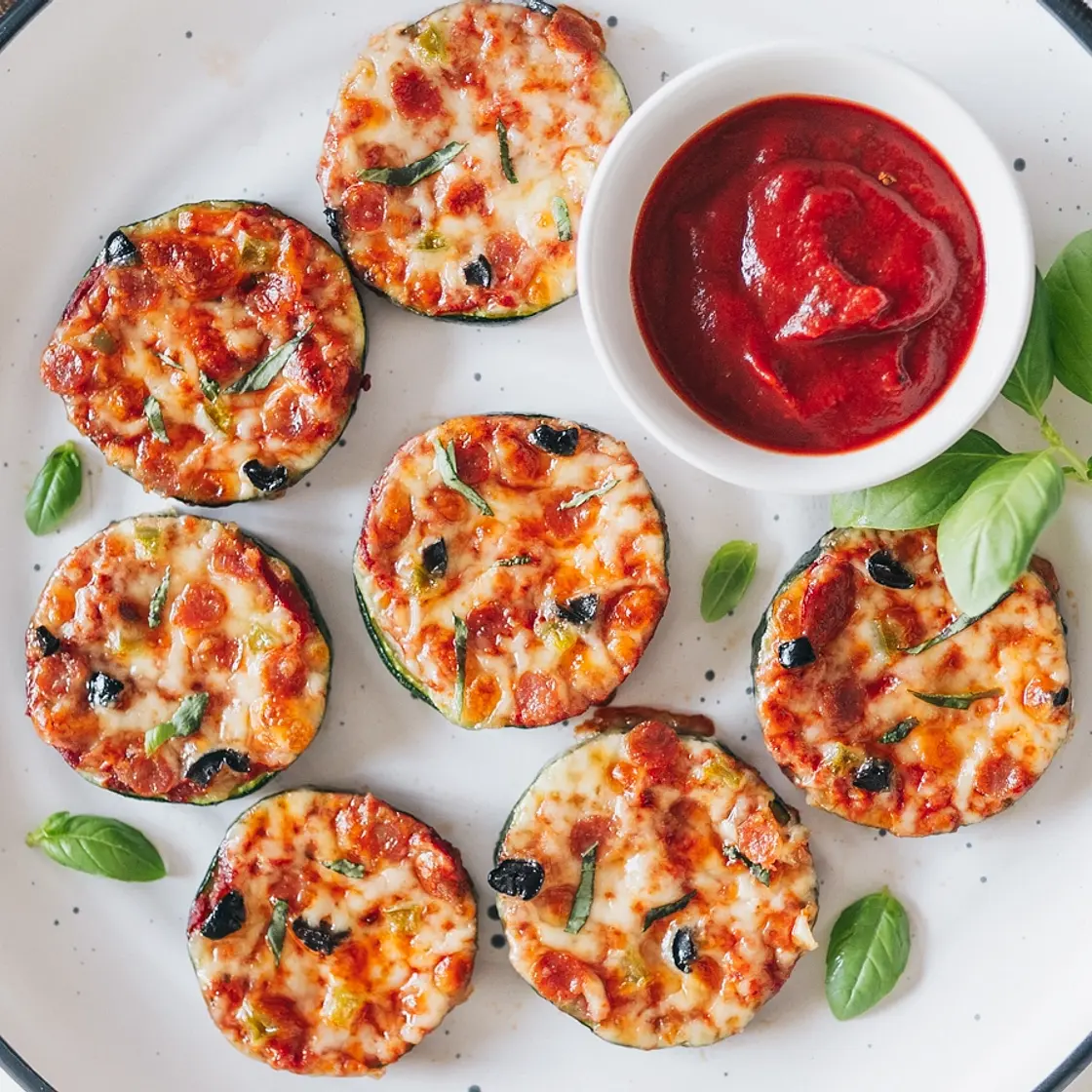 Pizza Zucchini Bites