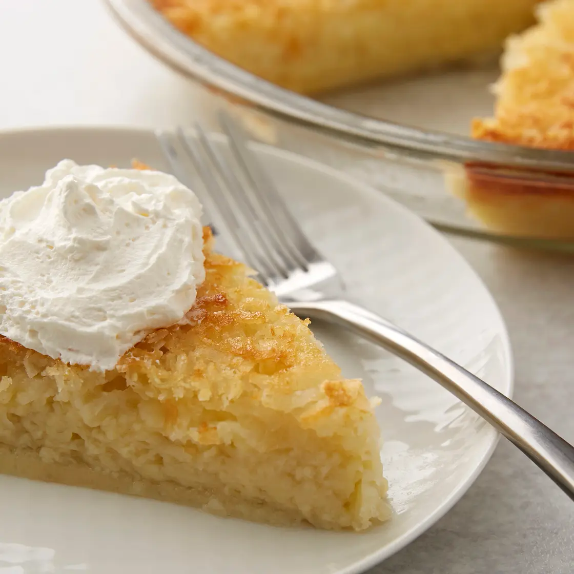 Impossibly Easy Coconut Pie