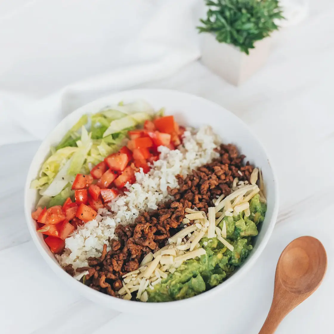 Low Carb Beef Burrito Bowl