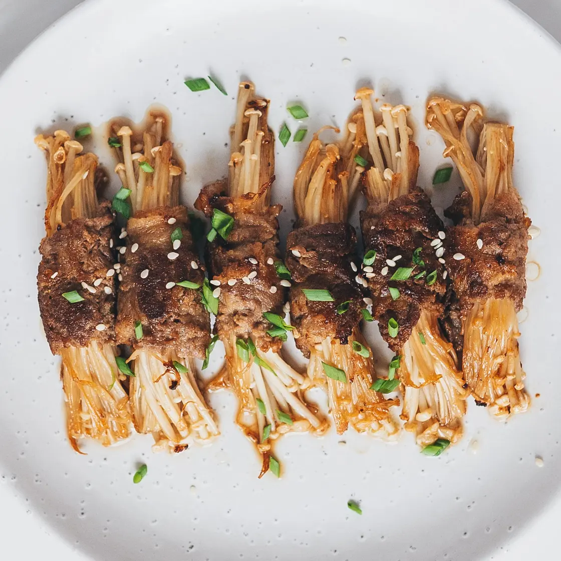 Enoki Beef Rolls