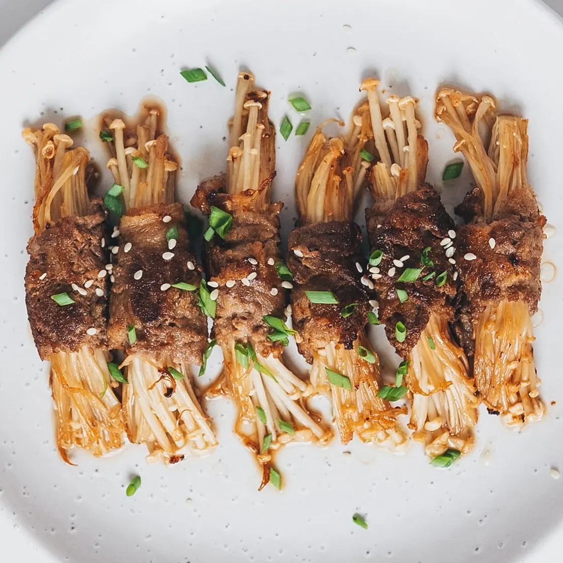 Enoki Beef Rolls