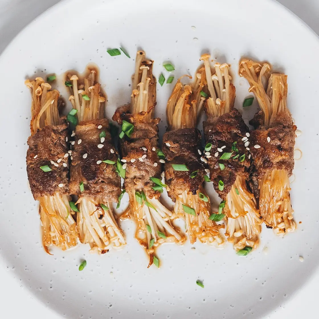 Enoki Beef Rolls