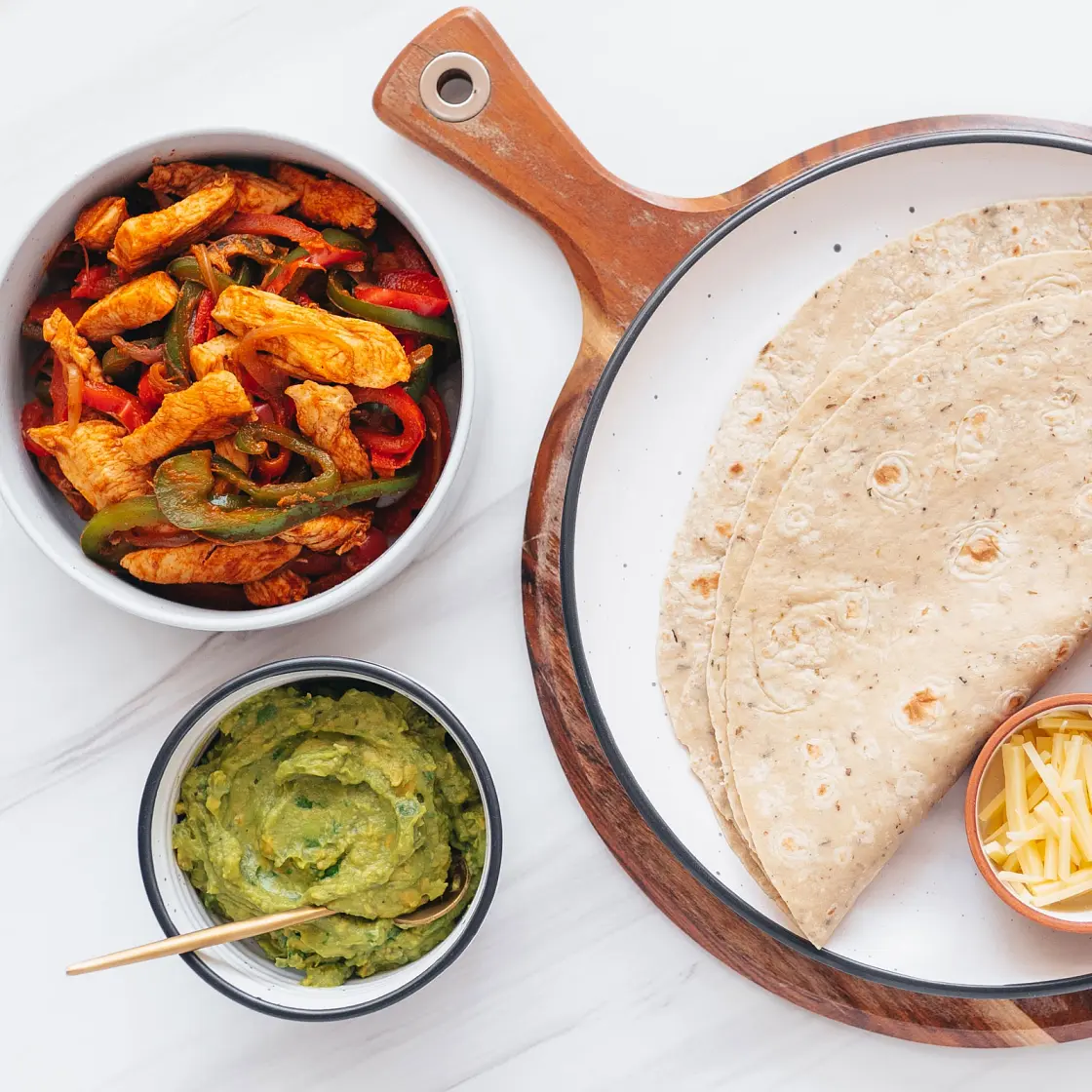 High-Protein Chicken Fajitas