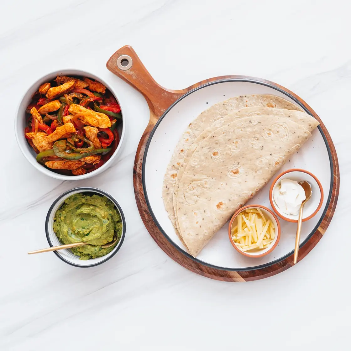 High-Protein Chicken Fajitas