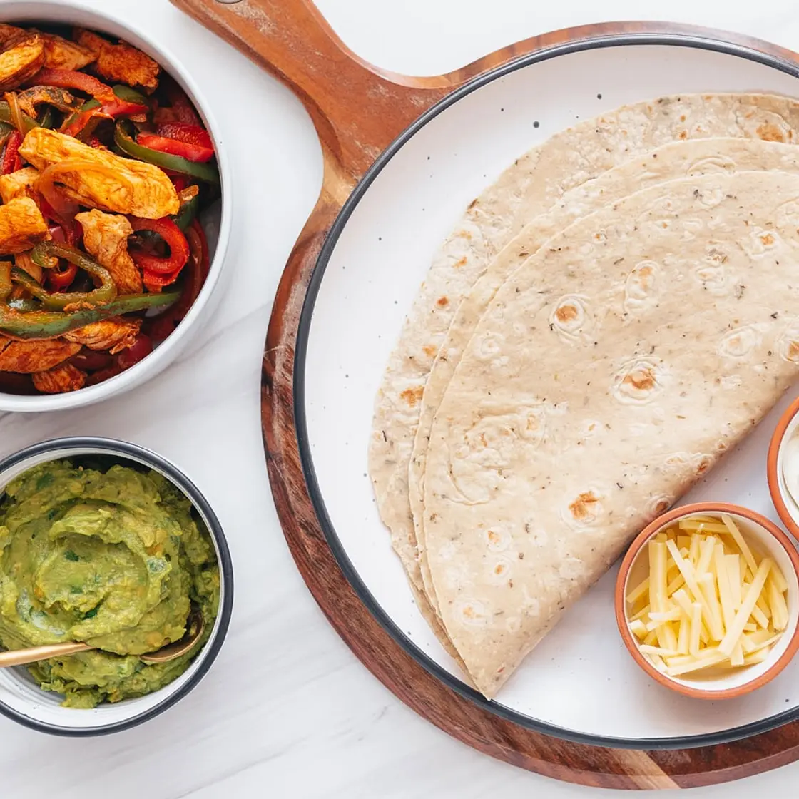 High-Protein Chicken Fajitas