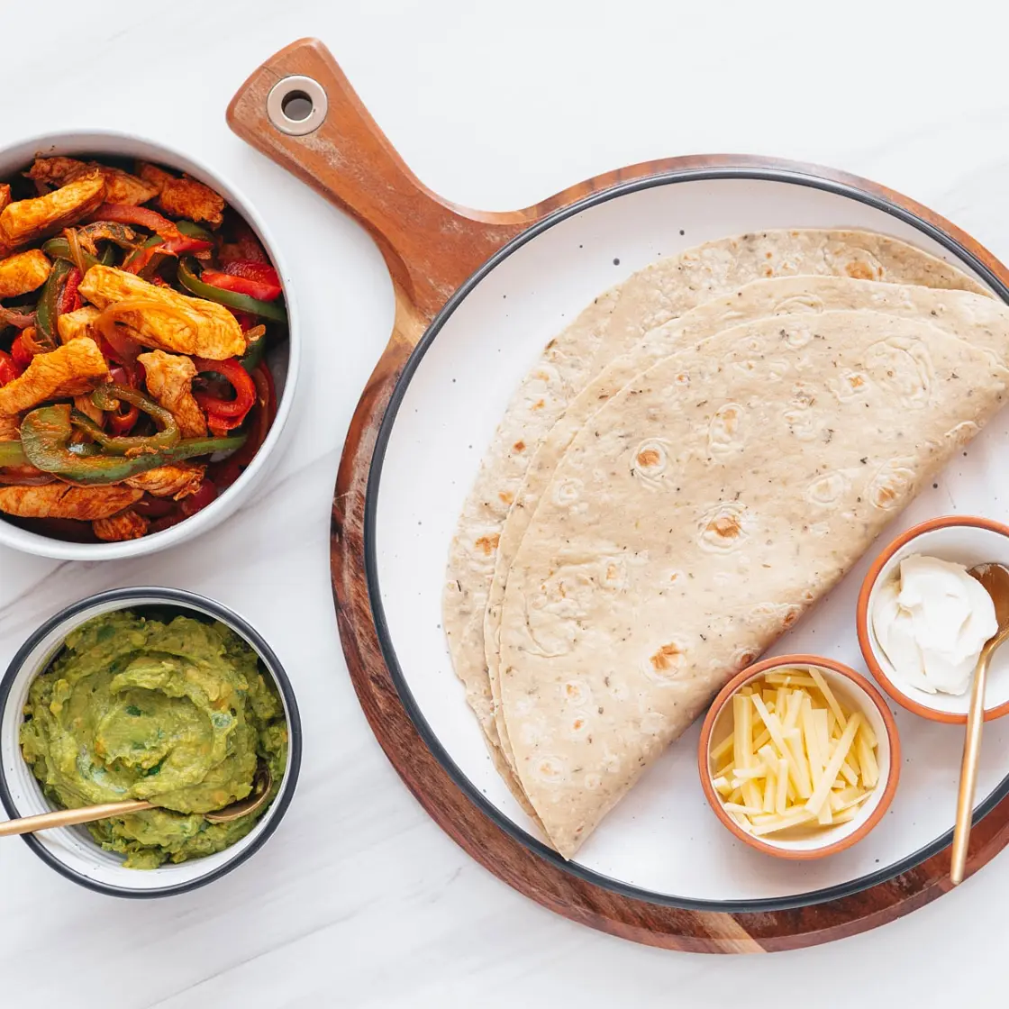 High-Protein Chicken Fajitas