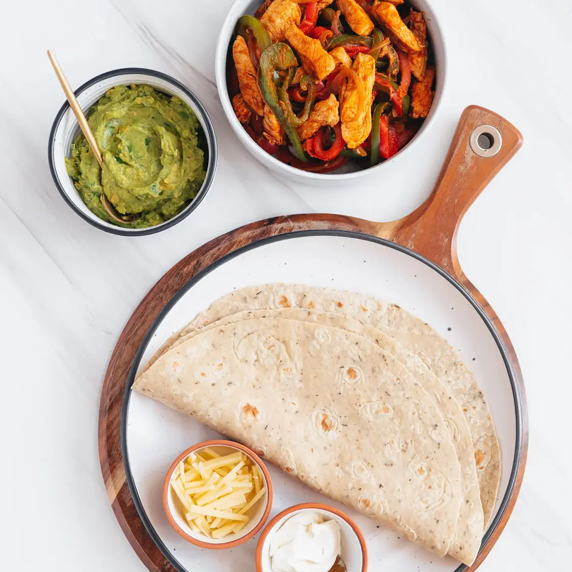 High-Protein Chicken Fajitas