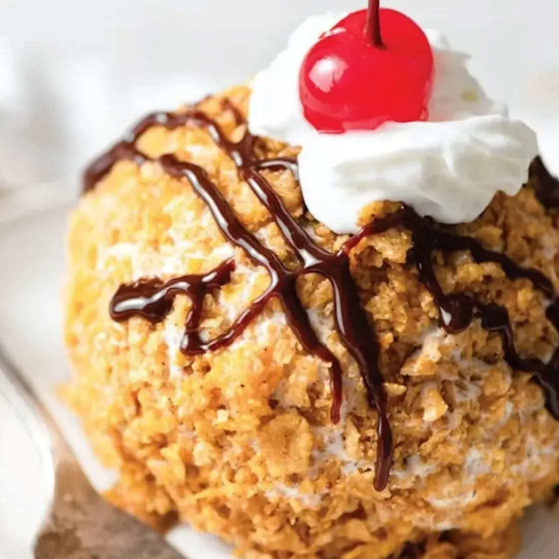 No Fry Mexican Fried Ice cream