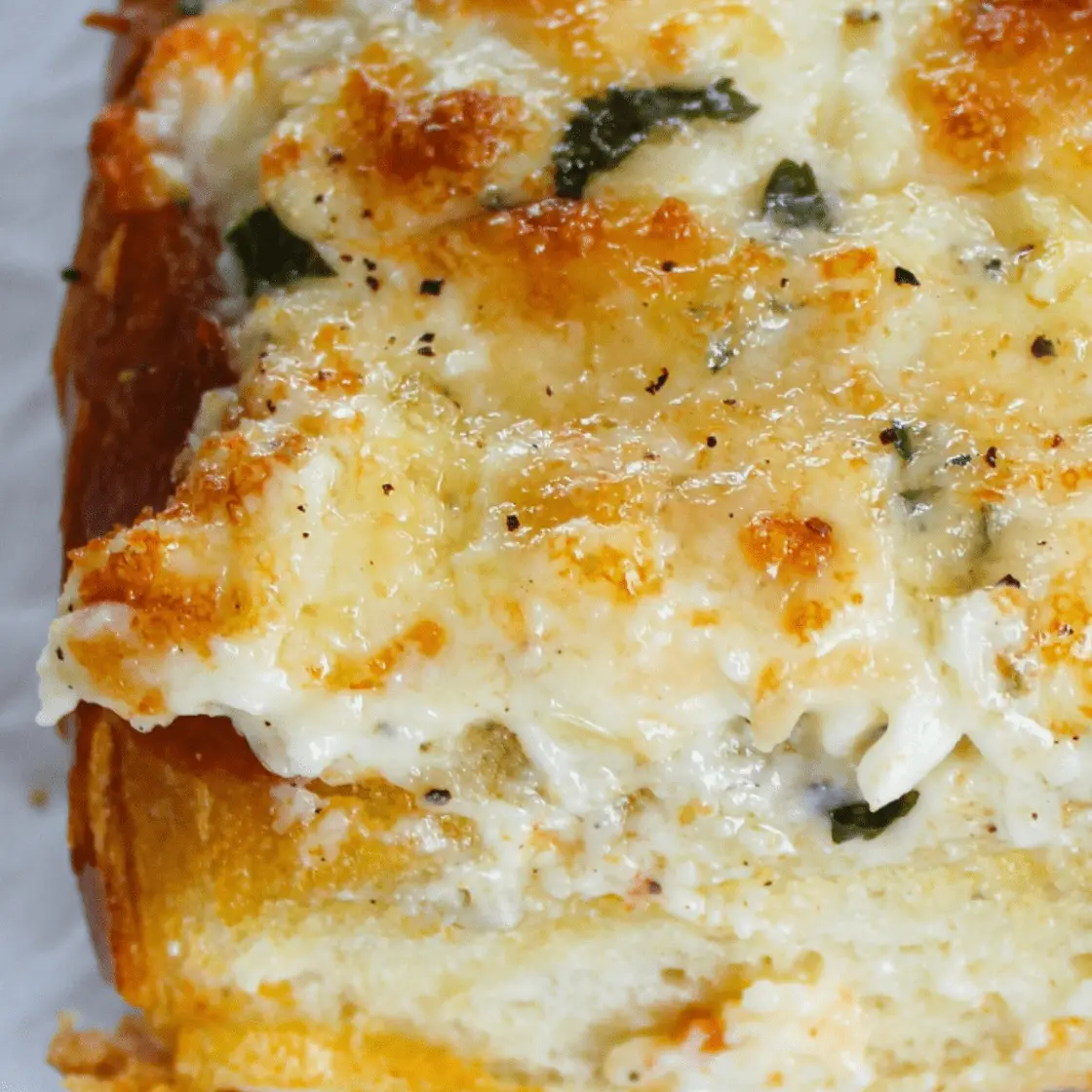 Absolutely Outrageous Cheesy Garlic Bread