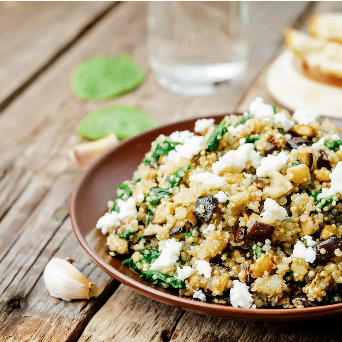 Chilled Quinoa Salad With Grilled Summer Vegetables