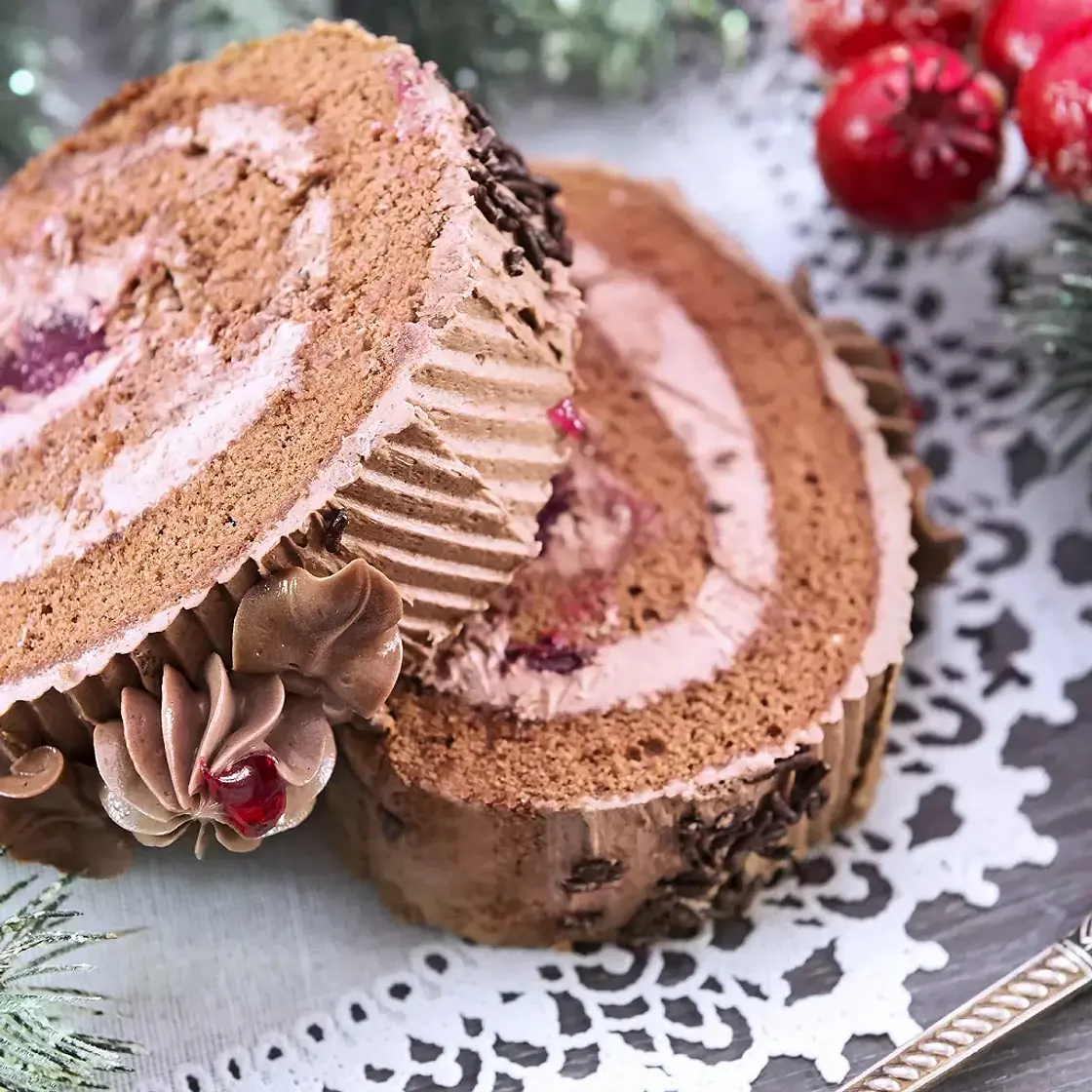 Bûche au pain d'épices