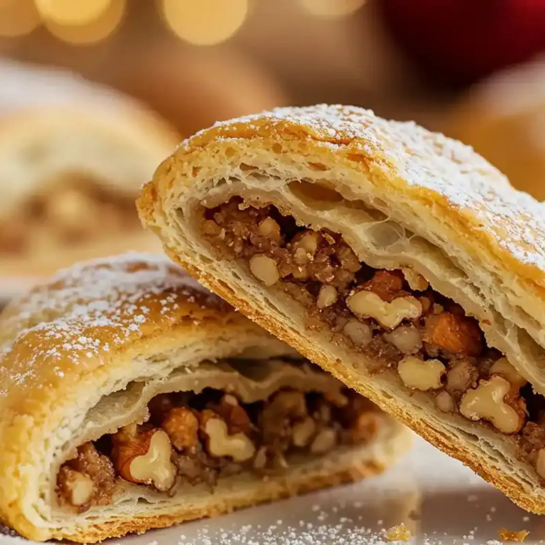 Italian Nut Roll Cookies