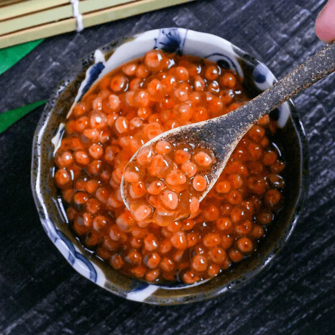 Homemade Ikura (Marinated Salmon Roe)