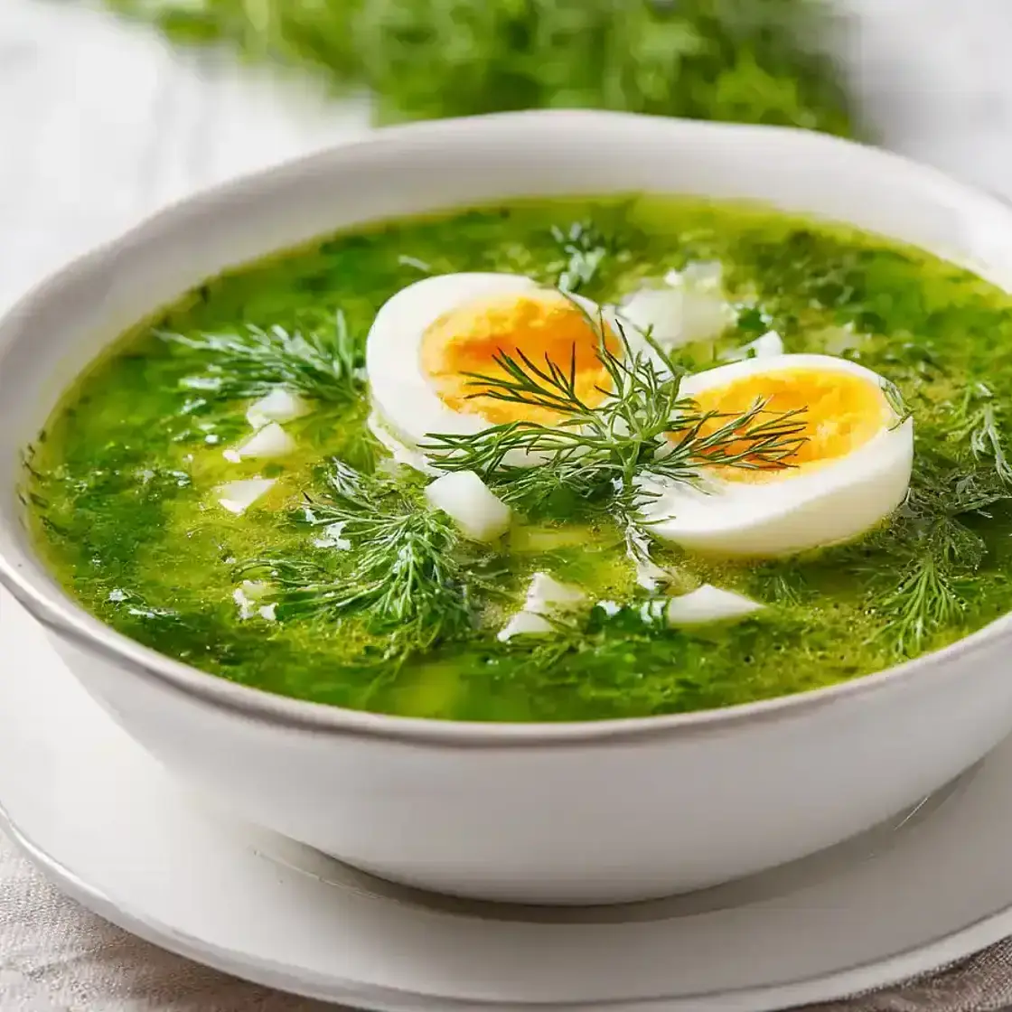 Sorrel Soup (Polish Zupa Szczawiowa)