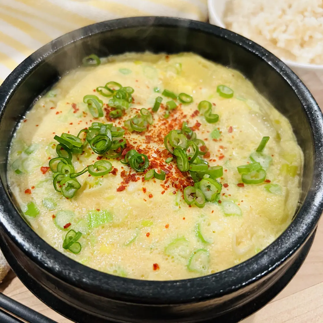 Korean Steamed Eggs ("Gyeran-Jjim")
