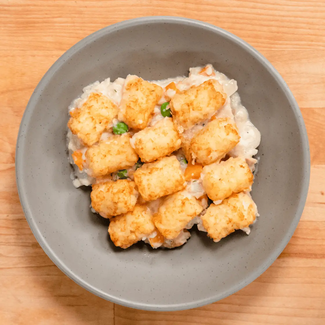 Chicken Pot Pie Tater Tot Hotdish