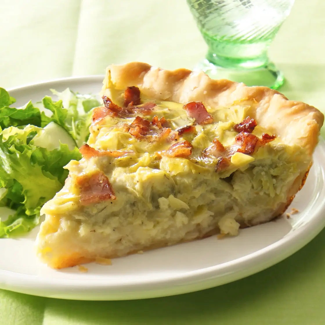 Easy Artichoke Quiche
