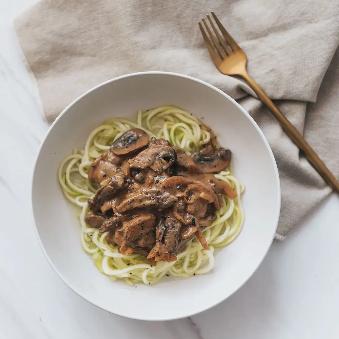 Healthy Beef Stroganoff