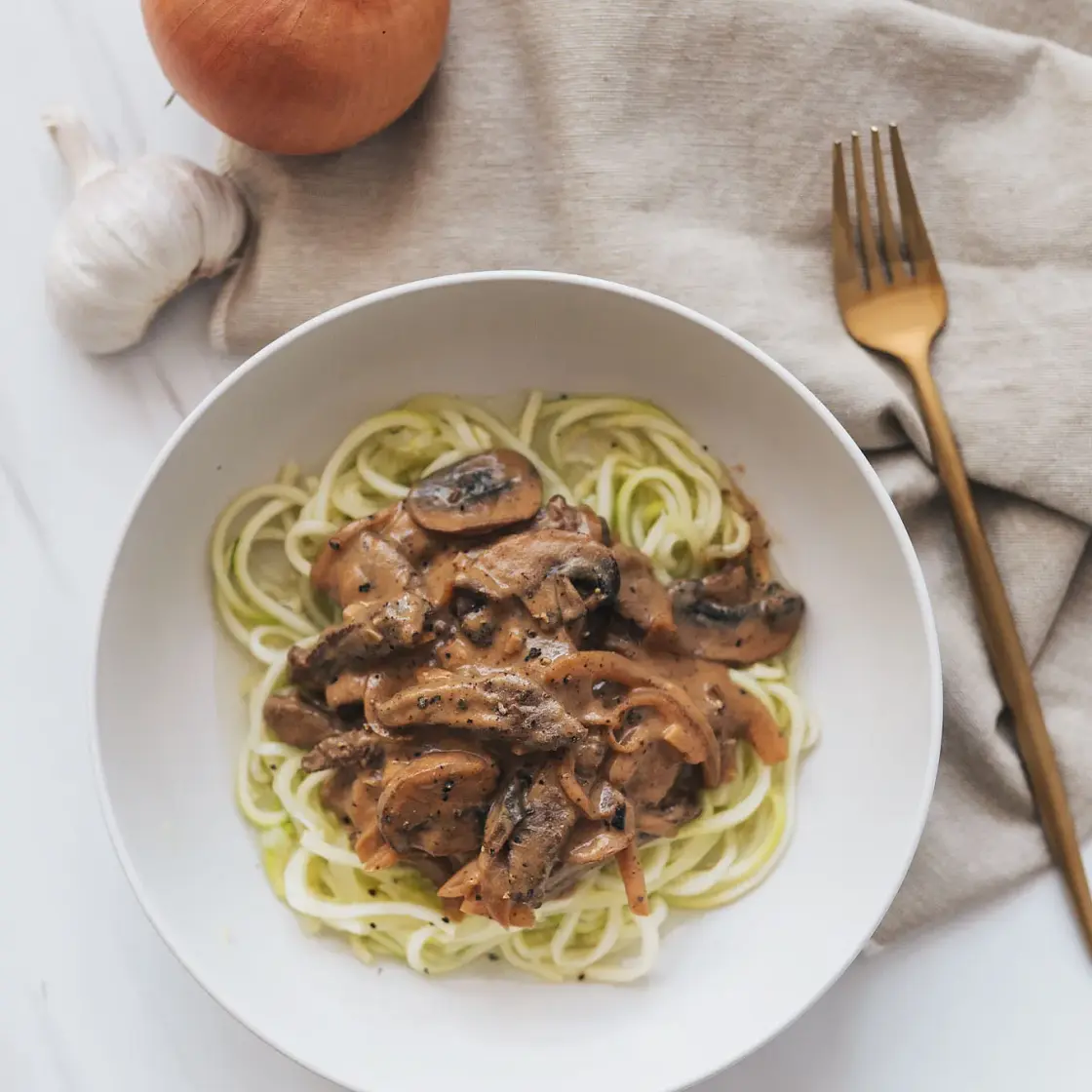 Healthy Beef Stroganoff