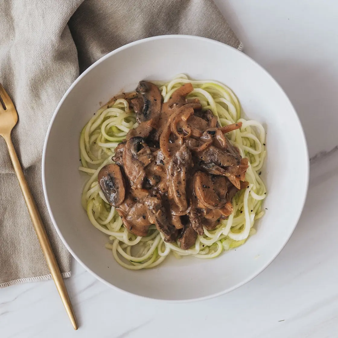 Healthy Beef Stroganoff