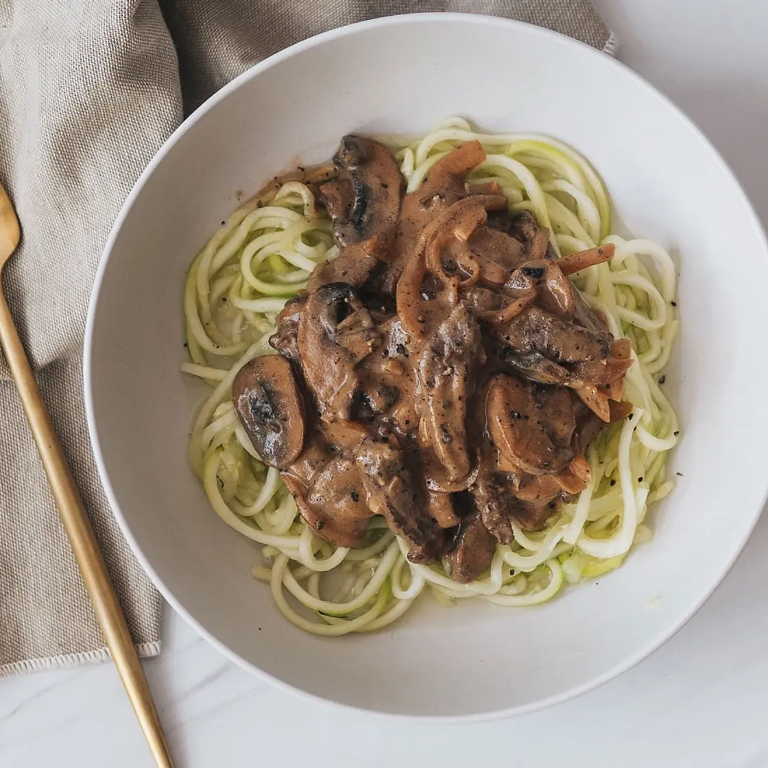 Healthy Beef Stroganoff