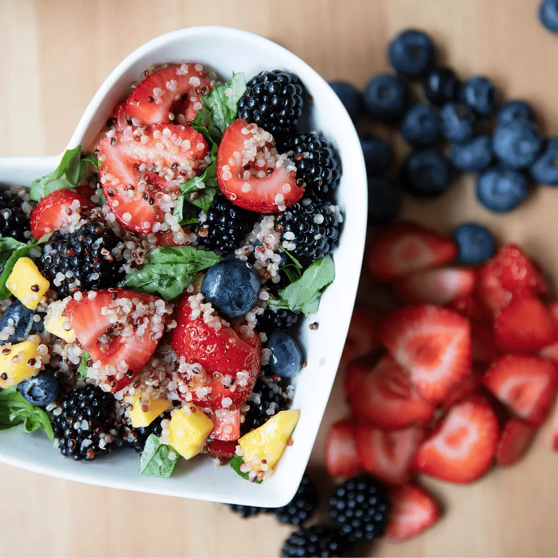 Filling Quinoa Fruit Salad