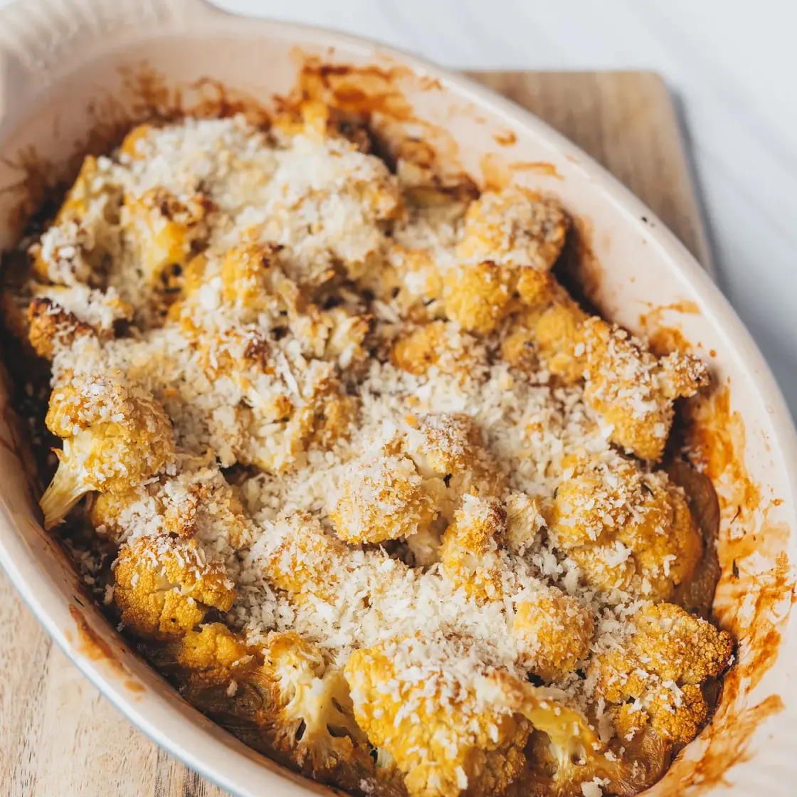 Cheesy Cauliflower Bake