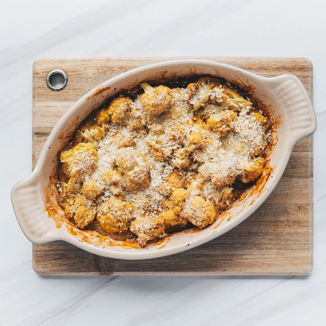 Cheesy Cauliflower Bake