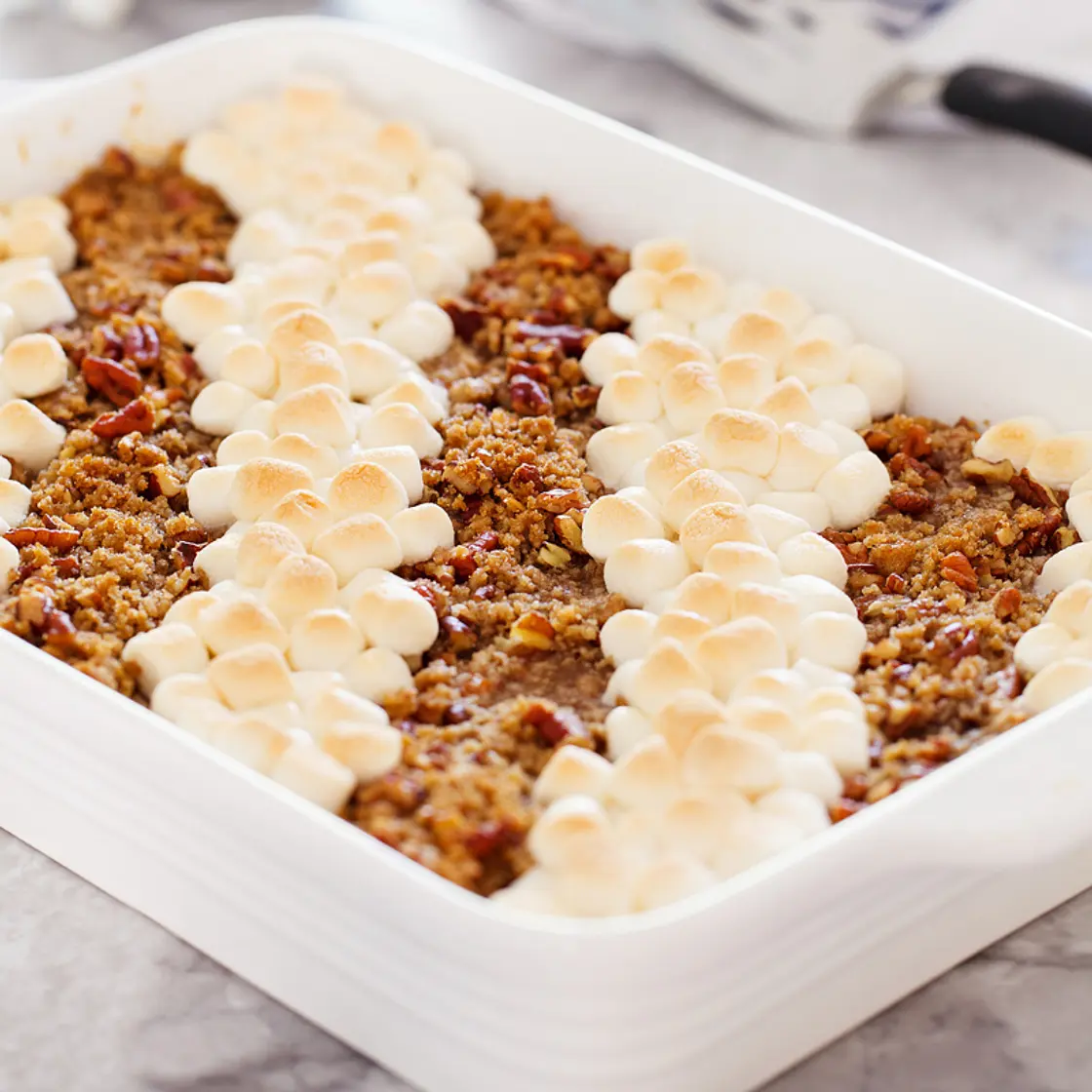 Crowd Pleasing Sweet Potato Casserole