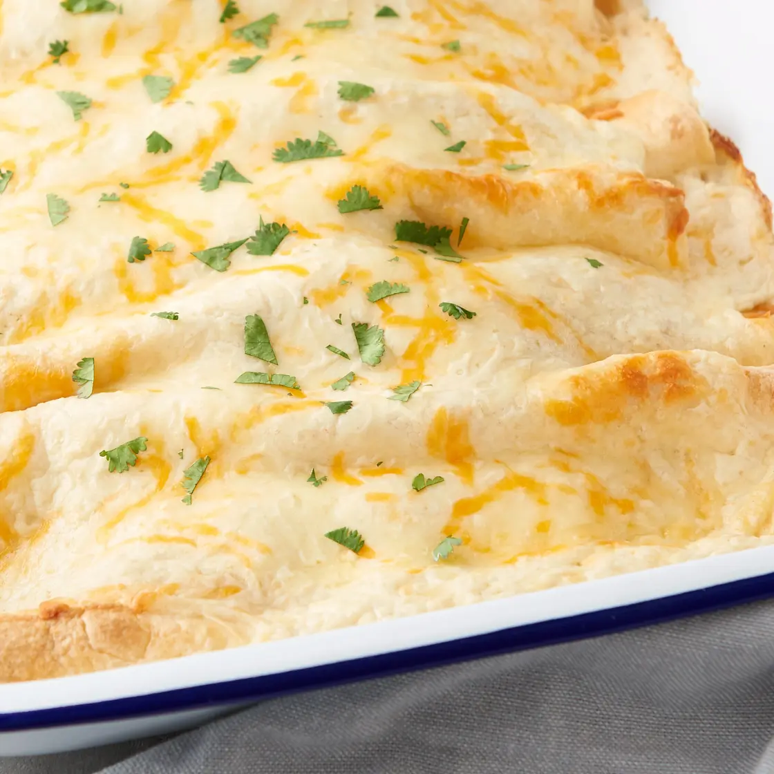Creamy Chicken Enchiladas