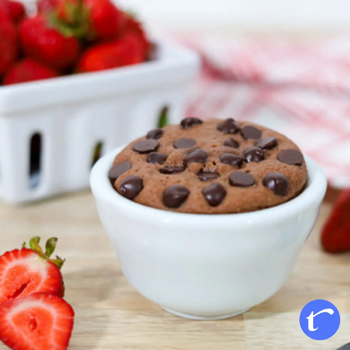 Double Chocolate Keto Mug Cake (1-Minute Recipe)