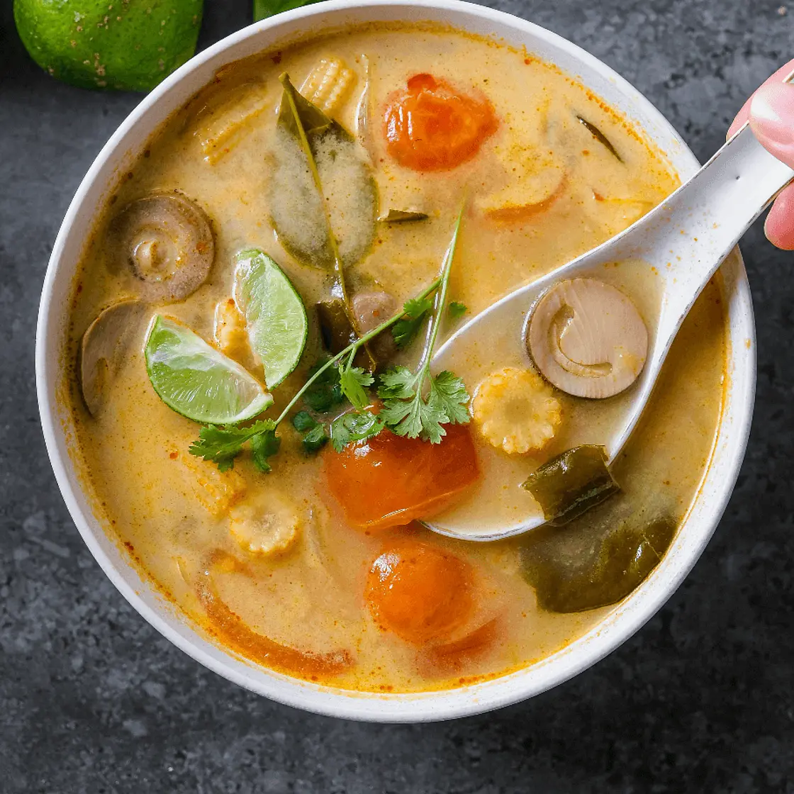 Vegan Thai Tom Yum Soup