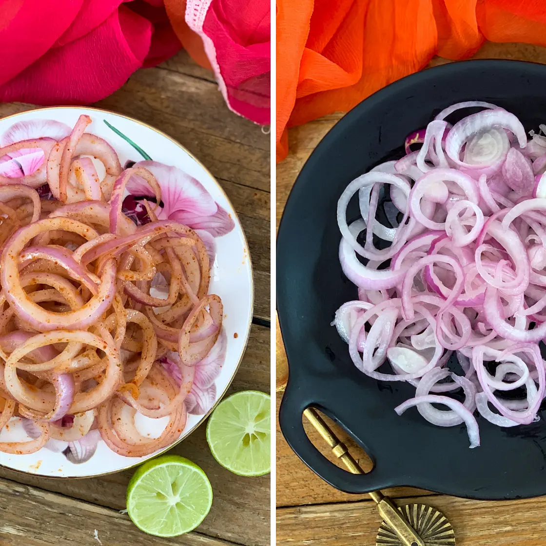 Lacha Pyaz Recipe - Masala Pickled Onions
